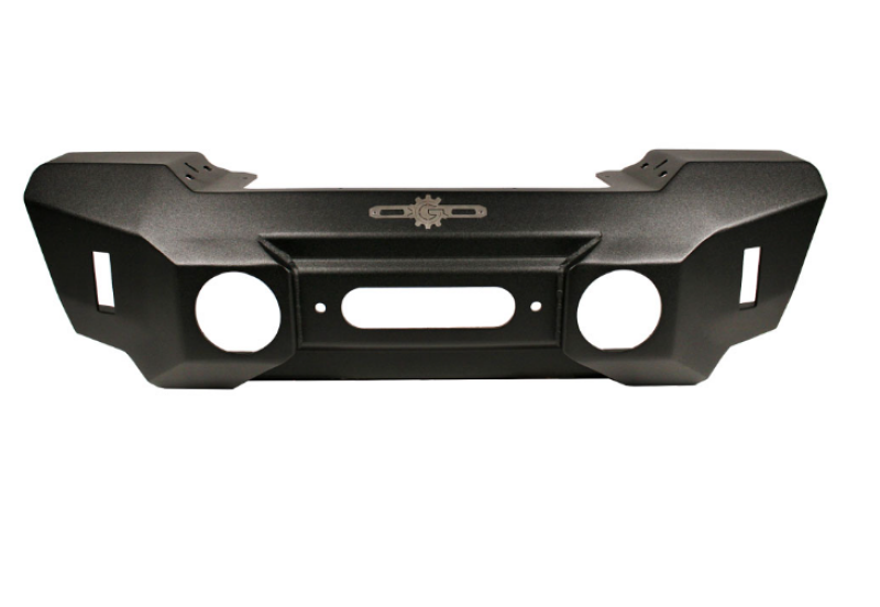 Rock Slide 07-18 Jeep Wrangler JK Appalachian Steel Stubby Front Bumper w/ Winch Plate