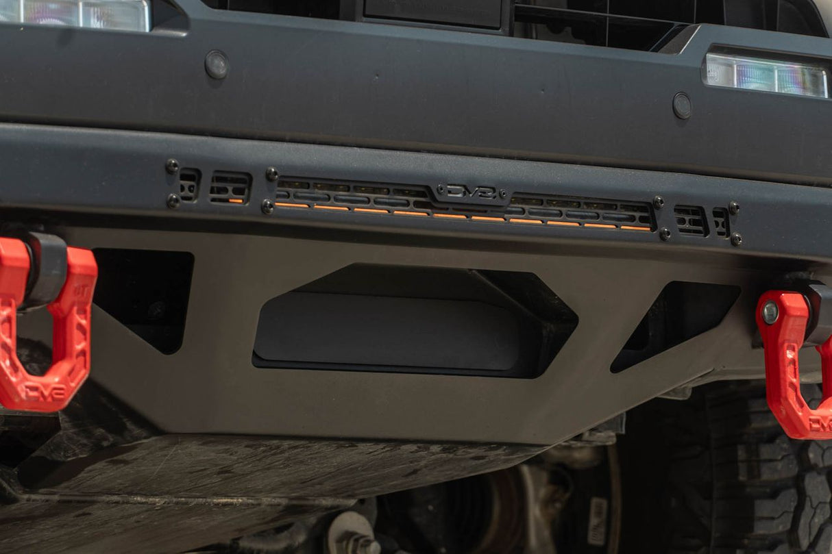 DV8 Winch Fairlead Cover Plate - Micro Texture Black