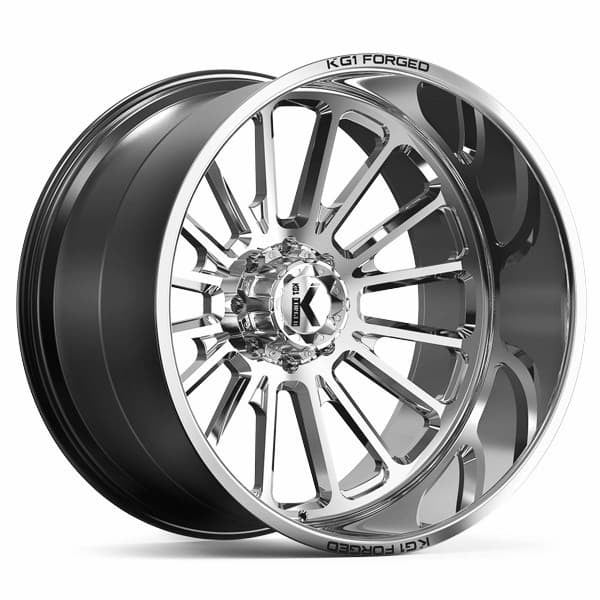 KG1 Forged Wheels Victor KC010 Polished 26x16 -101mm Offset 8x170