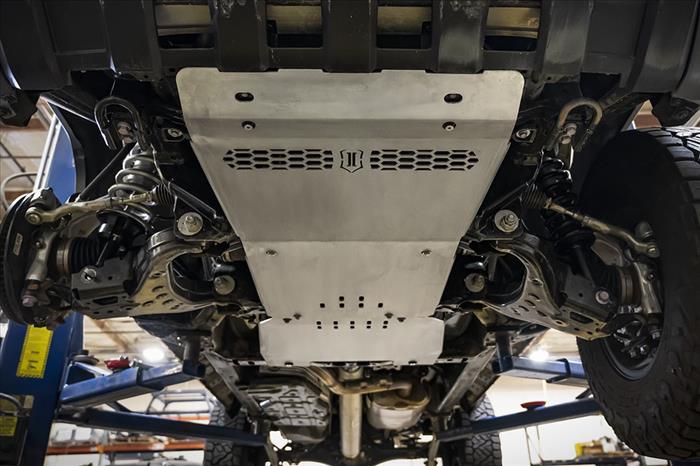 ICON 2024-2025 Toyota Tacoma/2025 Toyota 4Runner, Gas/Automatic, Transmission Skid Plate Kit