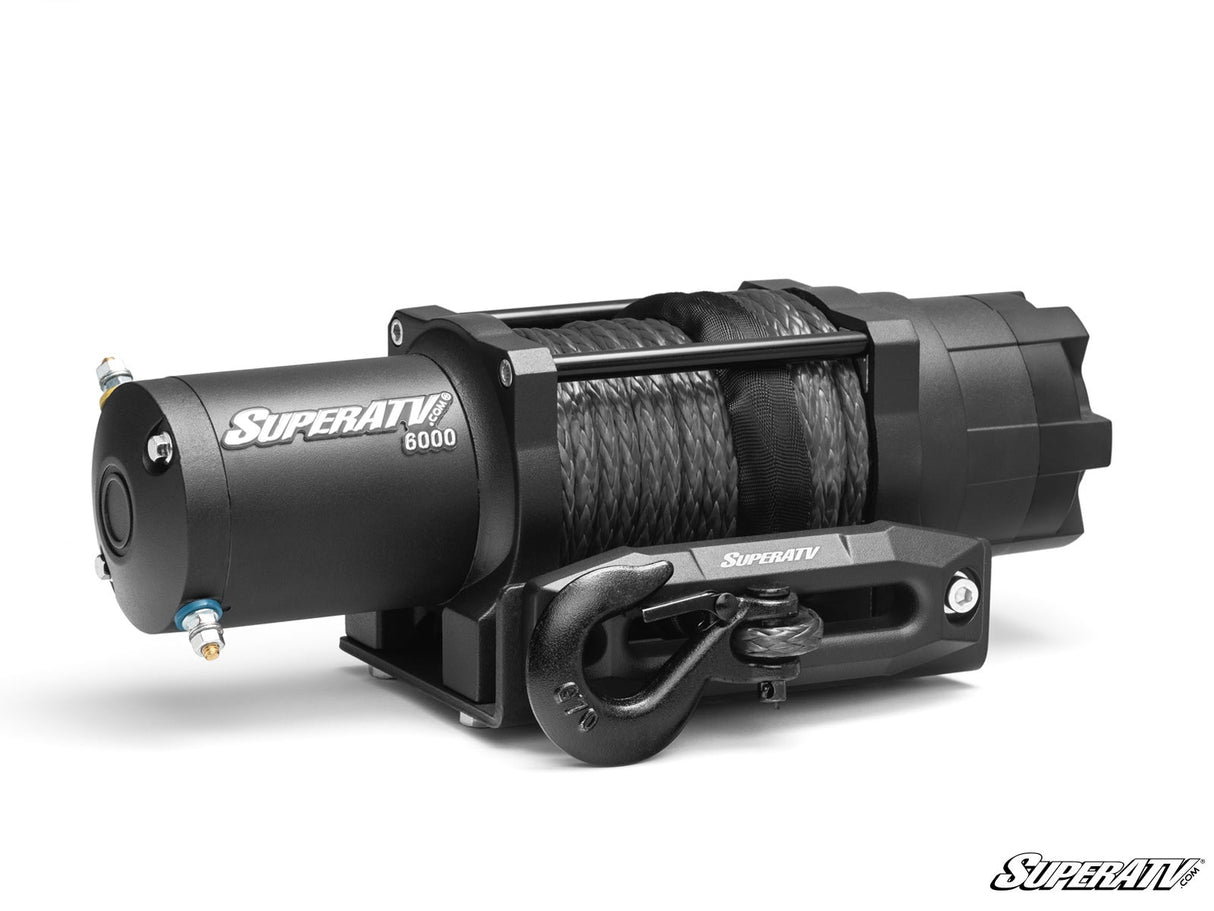 SuperATV 6000 Lb. UTV/ATV Winch (With Wireless Remote & Synthetic Rope)