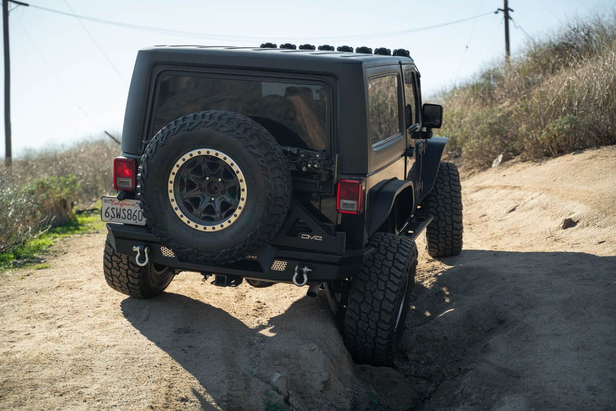 DV8 07-18 Jeep Wrangler (JK) Tire Carrier for MTO Bumper