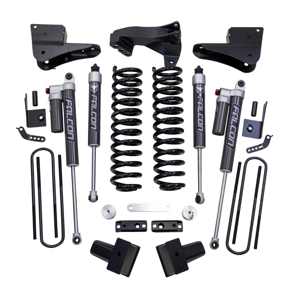 ReadyLIFT 63-23440 - 2023-2026 Ford F250/F350 Diesel 4'' Coil Spring Lift Kit with Falcon 2.1 Front/Rear Shocks, Radius Drops, and Front Track Bar Bracket
