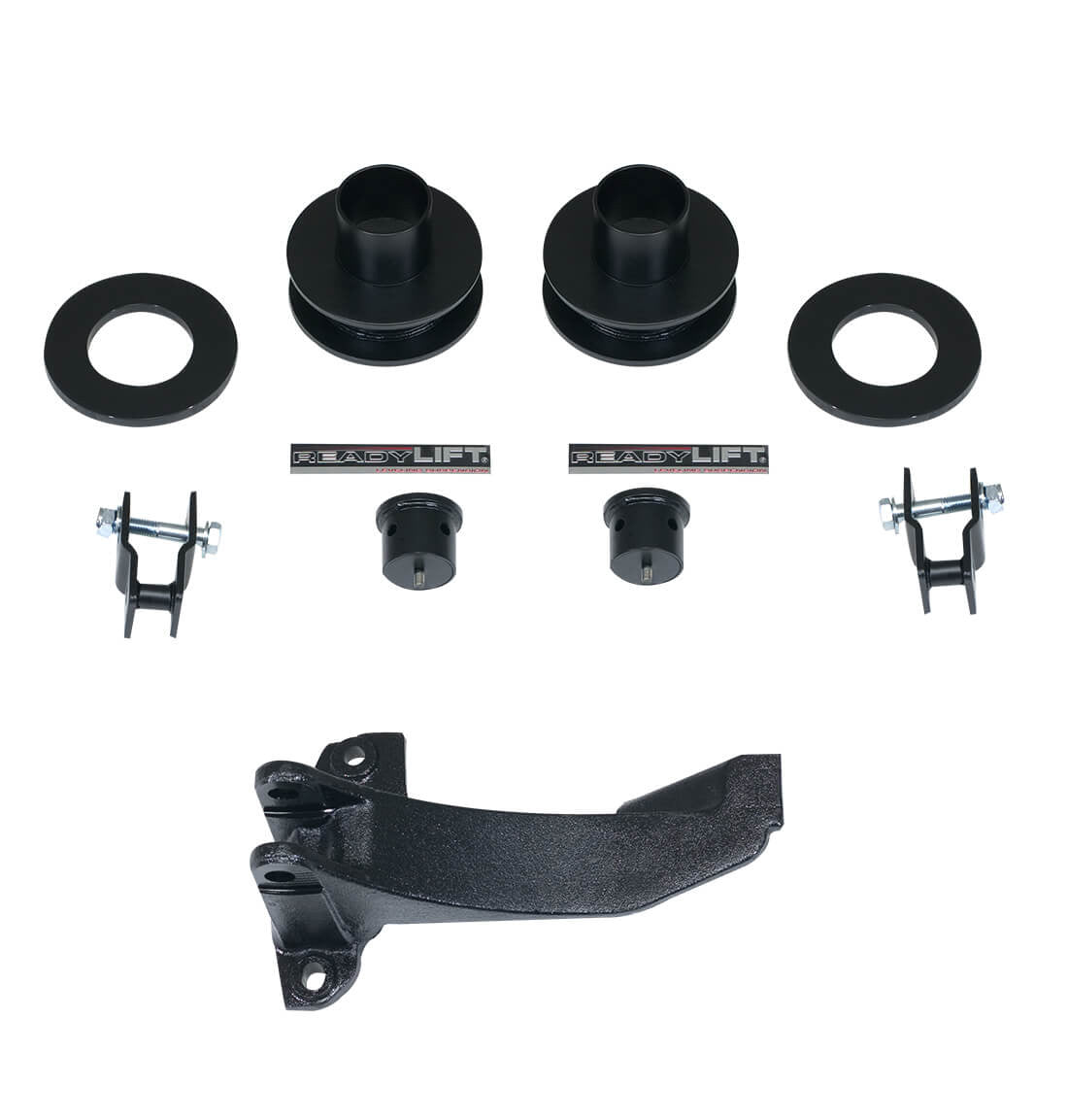 ReadyLIFT 66-2515 - 2005-2007 Ford F250/F350/F450 2.5'' Front Leveling Kit with Track Bar Bracket