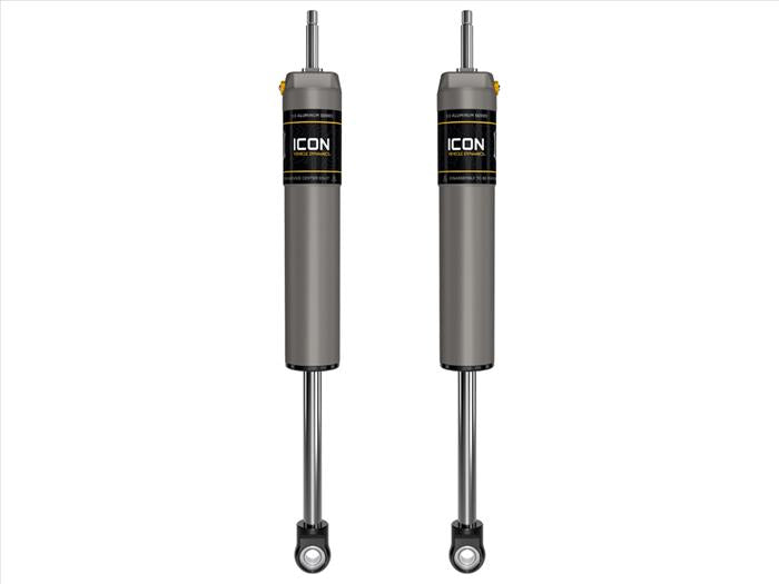 ICON 2005-2024 Ford F-250/F-350 Super Duty 4WD, 7��� Lift, Front, V.S. 2.5 Aluminum Series Shock Absorbers, Internal Reservoir, Pair