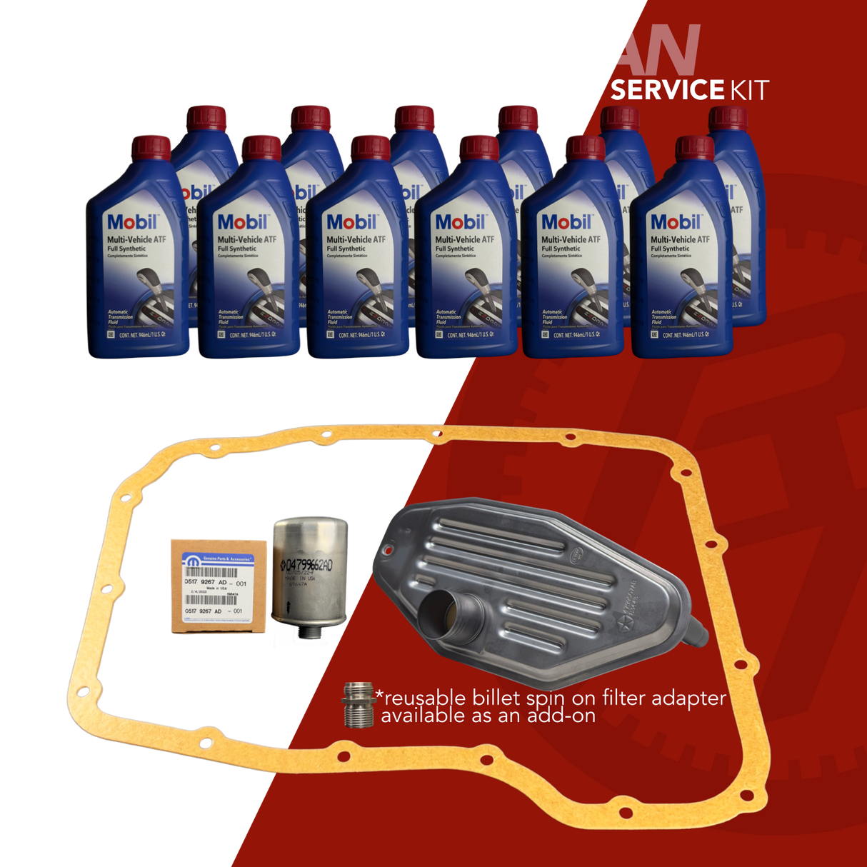68RFE SERVICE KIT - DEEP PAN