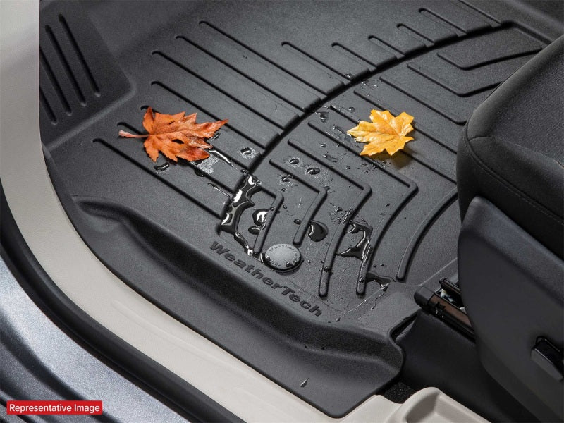 WeatherTech 17-23 Nissan Titan CC (Incl. 17-21 KC w/FR Seat Heat Vnt) Front FloorLiner HP - Cocoa