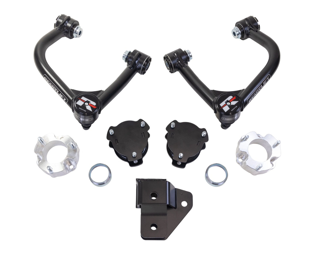 ReadyLIFT 69-21310 - 2021-2025 Ford Bronco 3'' SST Lift w/ Upper Control Arms and High-Angle Ball Joints (Designed exclusively for Sasquatch Package-equipped vehicles including Badlands, Wildtrak, and First Edition.)