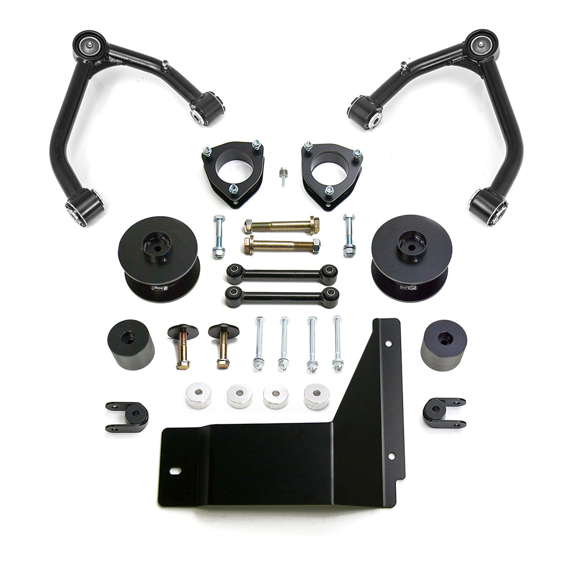 ReadyLIFT 69-3496 - 2015-2020 Chevrolet/GMC Tahoe/Suburban/Yukon Xl 4'' SST Lift Kit with 3'' Rear Spacer with Upper Control Arms for Aluminum or Stamped Steel OE Upper Control Arms without Shocks