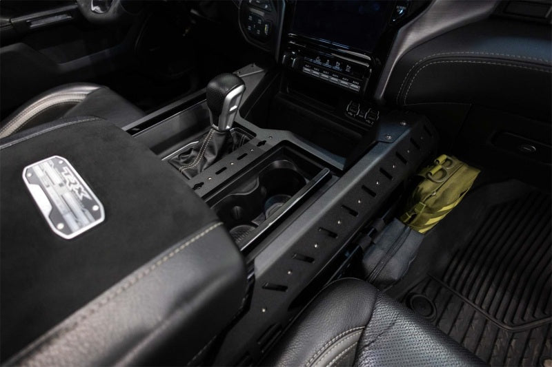 Addictive Desert Designs 2021+ RAM 1500 TRX Center Console Molle Panels & Digital Device Bridge