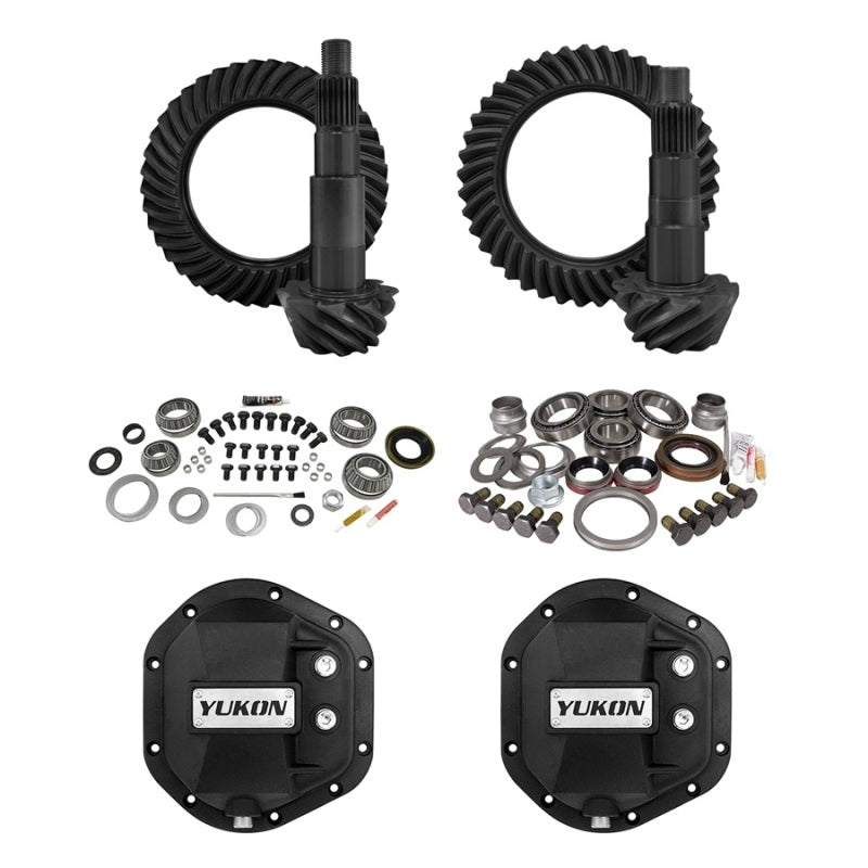 Yukon 2007-2018 Jeep Wrangler STG 2 Re-Gear Kit w/Cover for Dana 44 5.13 Ratio 24 Spline - Front & Rear