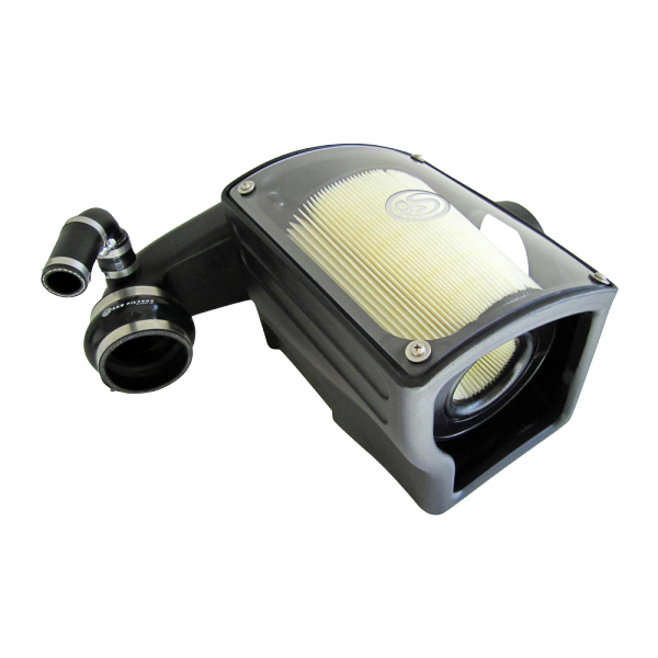 Cold Air Intake For 92-00 GMC K-Series V8-6.5L Duramax Dry Dry Extendable White S&B