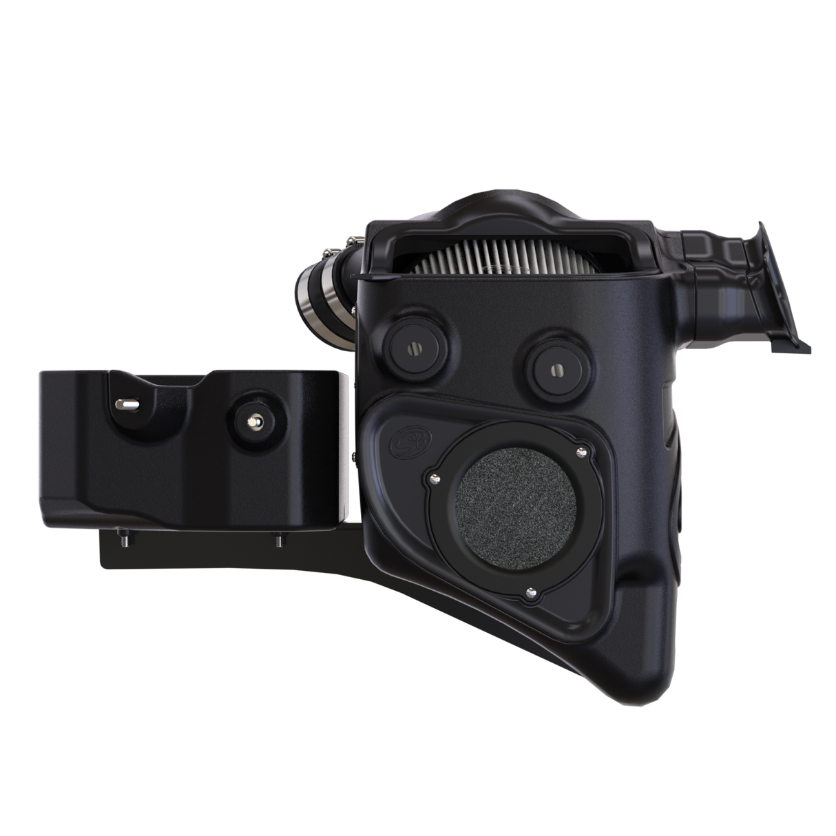 Cold Air Intake For 17-19 Ford F250 F350 V8-6.7L Powerstroke Dry Extendable White S&B