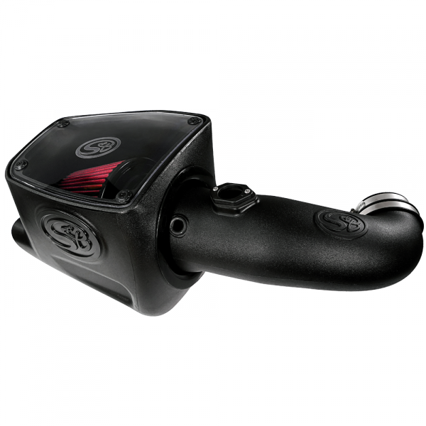 Cold Air Intake For 08-10 Ford F250 F350 V8-6.4L Powerstroke Cotton Cleanable Red S&B