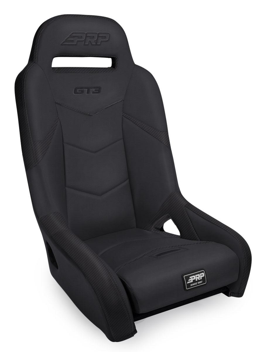 GT3 Suspension Seat for UTV, Black (210, 201, 201, 201,
210, Stitching: Black, PRP Logo: Black, Model Logo:
Black)