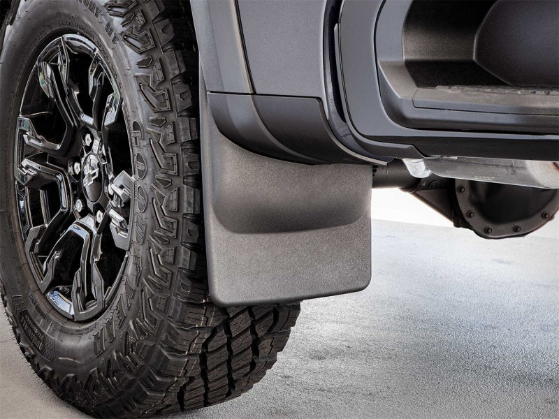 WeatherTech 2022 Chevrolet Silverado 1500 ZR2 No Drill MudFlaps - Black