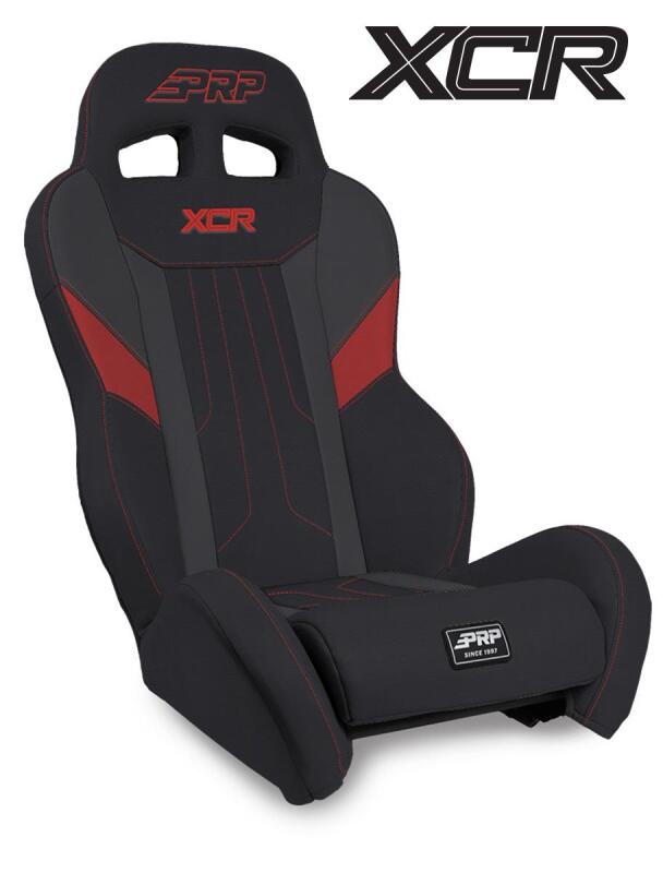 PRP Polaris RZR XCR Suspension Seat Black & Red