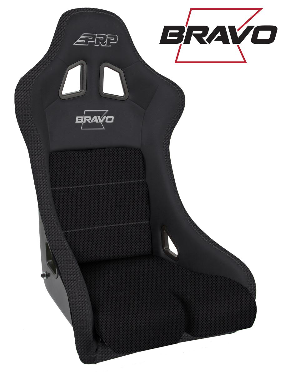 Bravo FIA Composite Race Seat, All Black