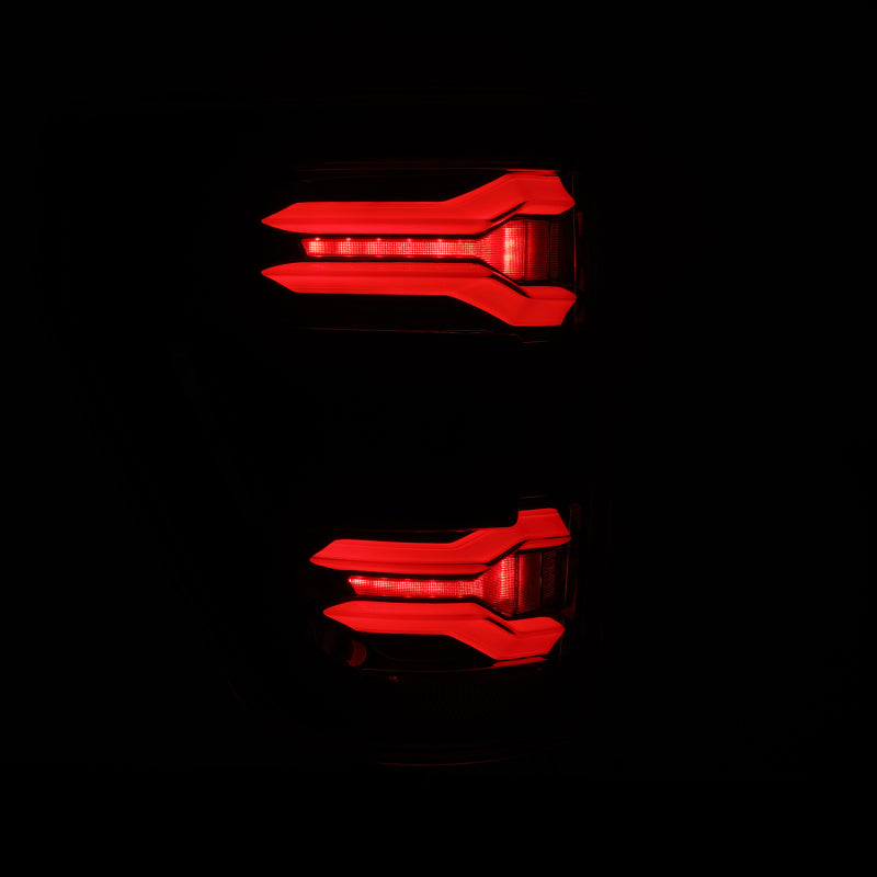 AlphaRex 21-23 Ford F-150 LUXX LED Tailights - Alpha-Black w/ BLIS