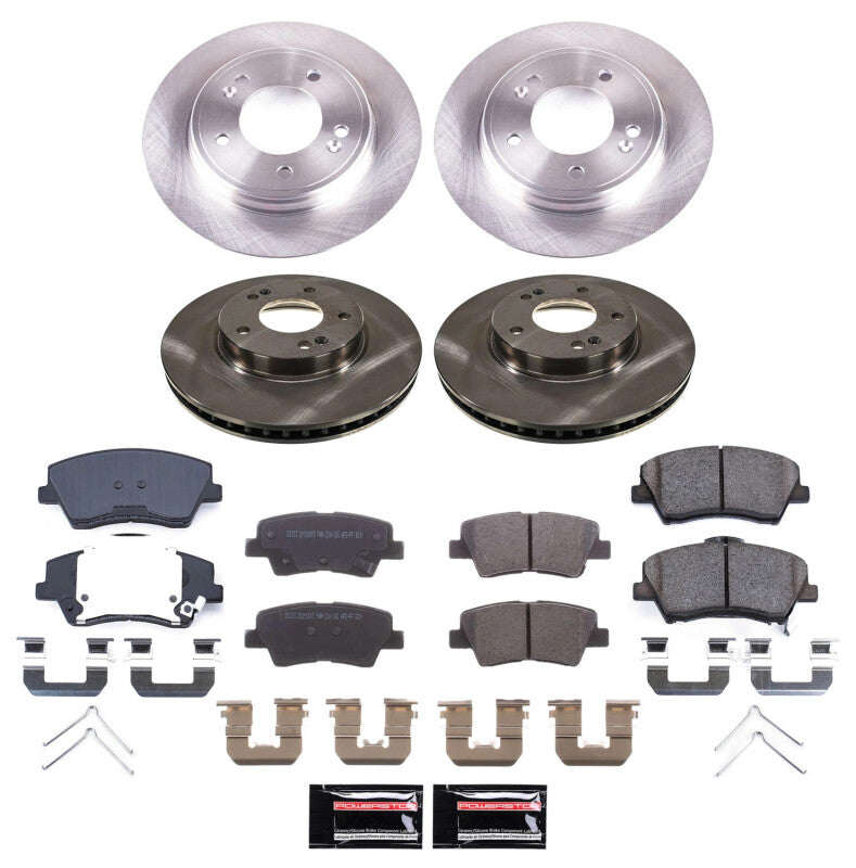 Power Stop 2023 Kia Niro Front and Rear Autospecialty Brake Kit