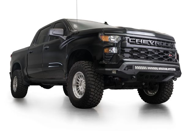Addictive Desert Designs 22-25 Chevy Silverado 1500 Stealth Fighter Front Bumper w/ Winch Mount