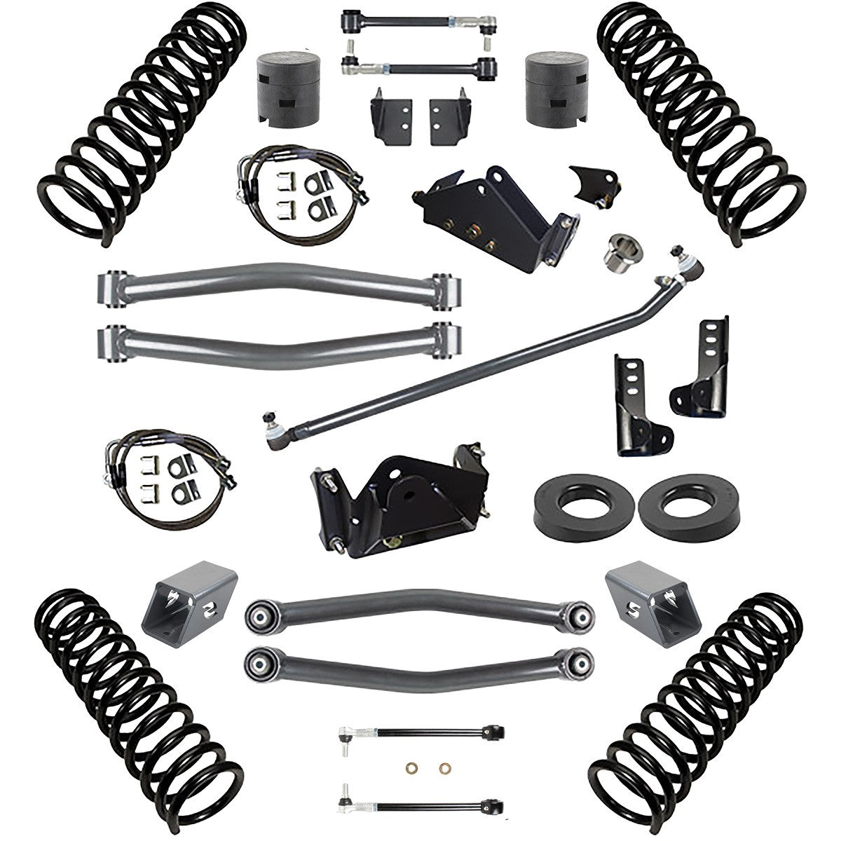 Synergy 07-18 Jeep Wrangler JKU 4 DR 3.0in Lift Stage 2 Suspension System