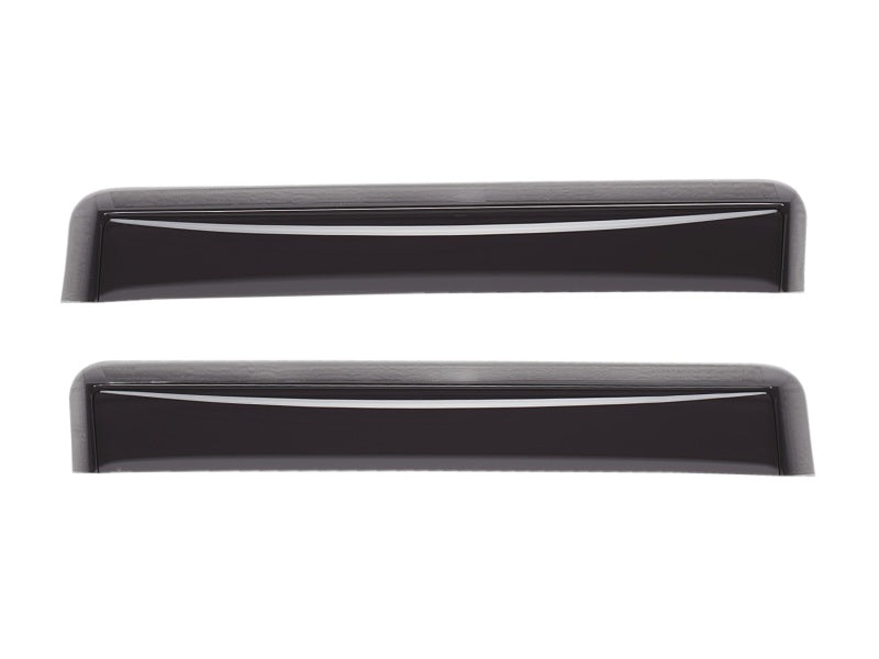 WeatherTech 07-13 Chevrolet Silverado Extended Cab Rear Side Window Deflectors - Dark Smoke