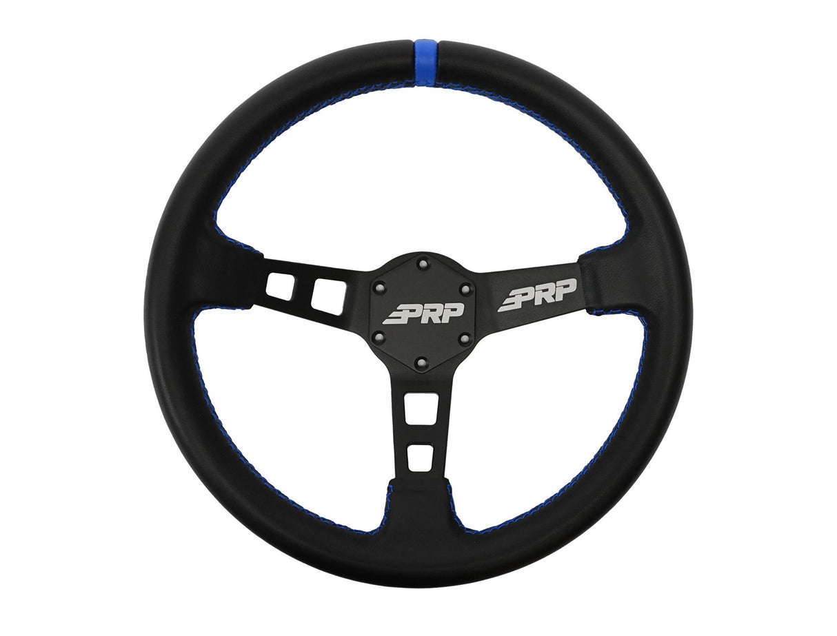 PRP Deep Dish Leather Steering Wheel