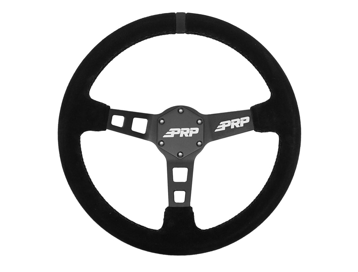 PRP Deep Dish Suede Steering Wheel