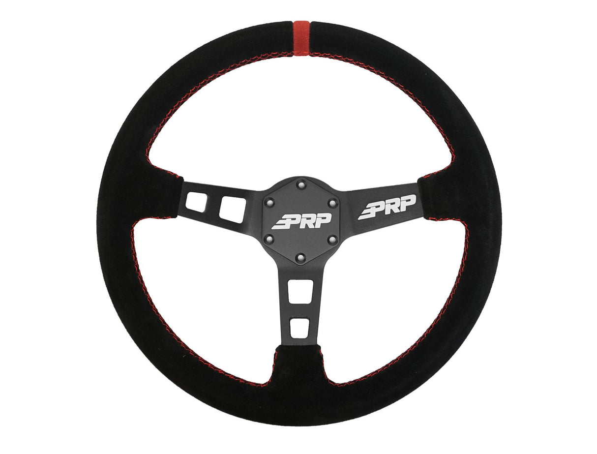 PRP Deep Dish Suede Steering Wheel