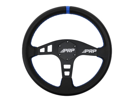 PRP Flat Leather Steering Wheel
