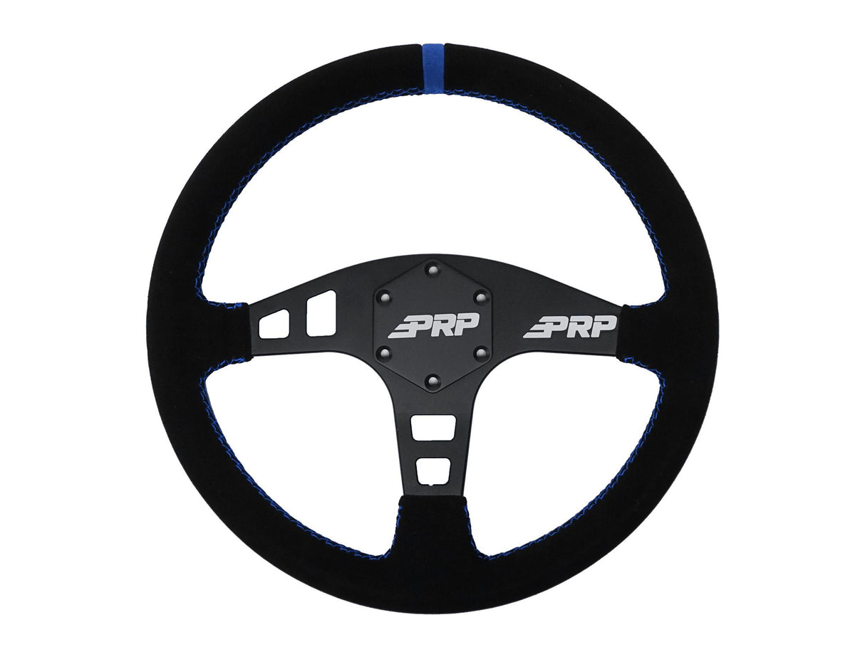 PRP Flat Suede Steering Wheel