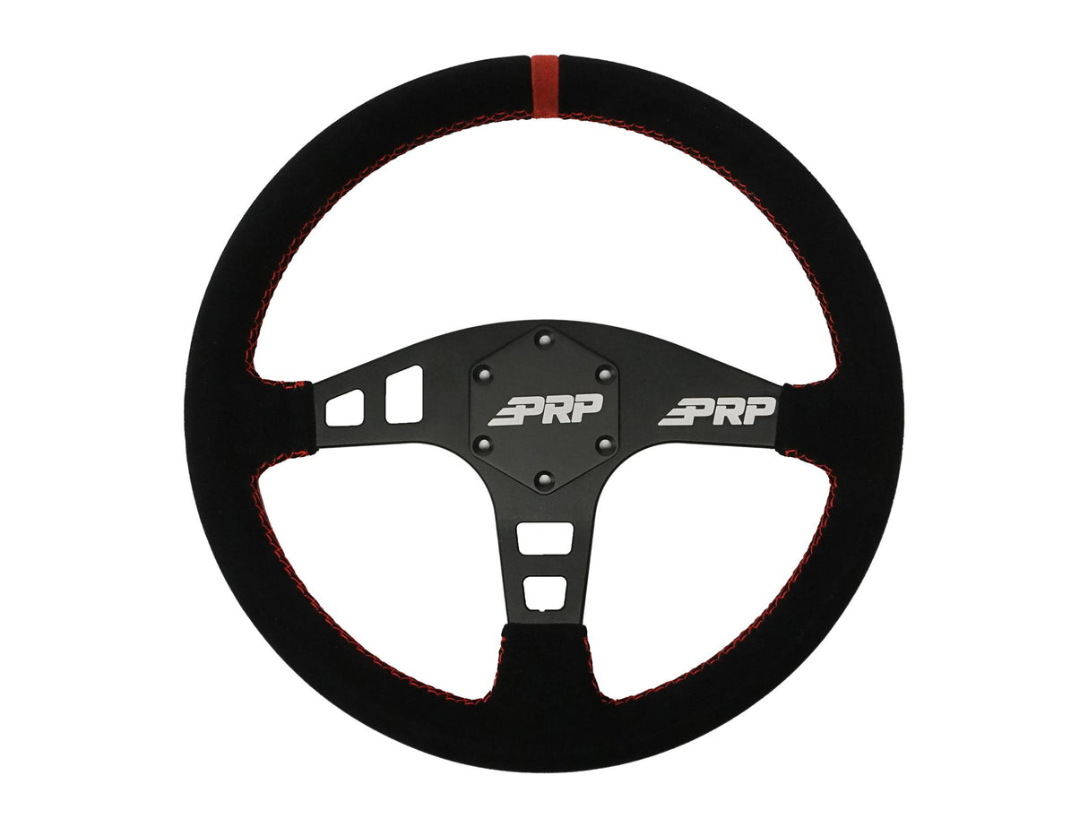 PRP Flat Suede Steering Wheel