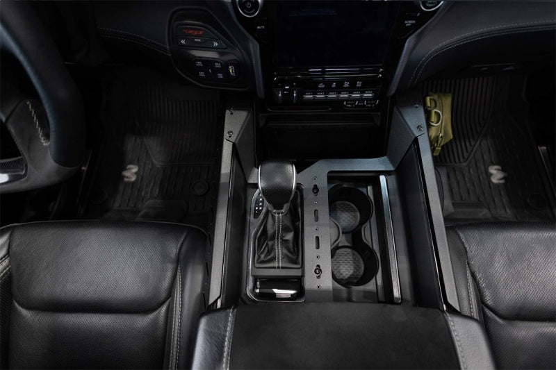 Addictive Desert Designs 2021+ RAM 1500 TRX Center Console Molle Panels & Digital Device Bridge