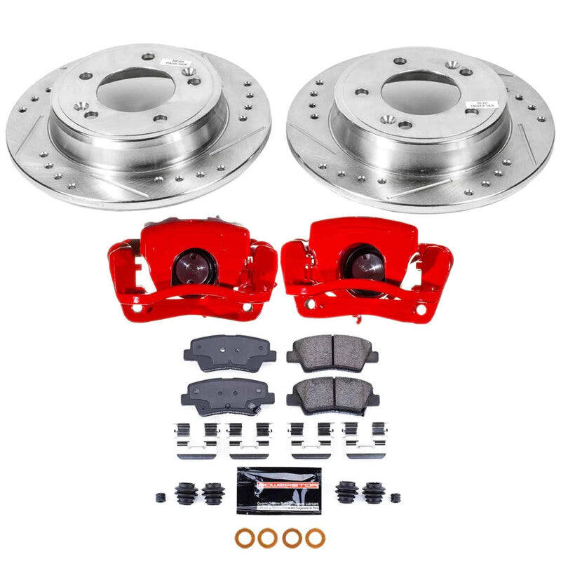 Power Stop 14-16 Kia Soul Rear Z23 Evolution Kit w/Calipers