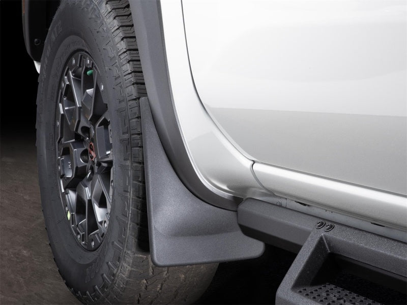 WeatherTech 22-23 Nissan Frontier D41 (Incl. Pro-X/Pro-4X) No Drill Front MudFlaps - Black