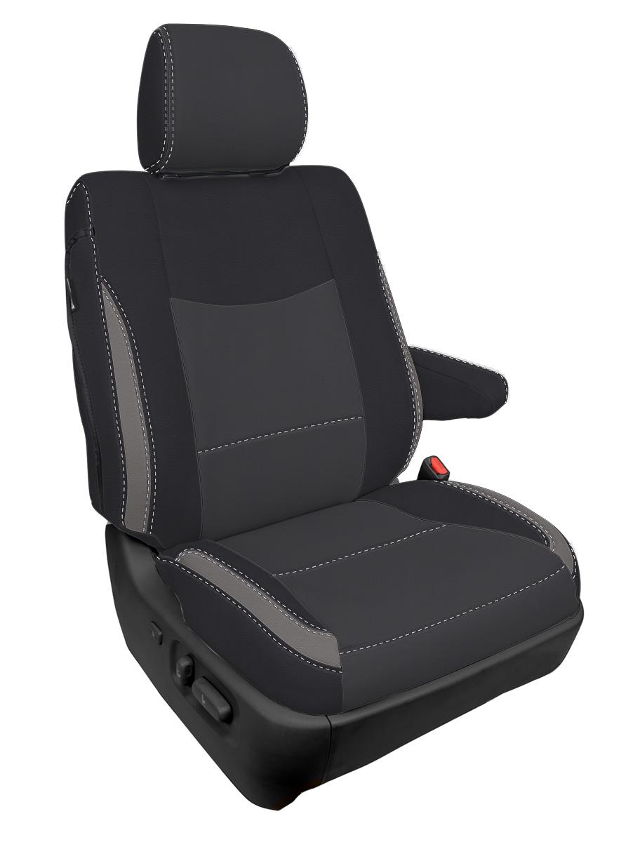 PRP 03-09 Lexus GX470 Front Seat Covers (Pair) - Black and Gray