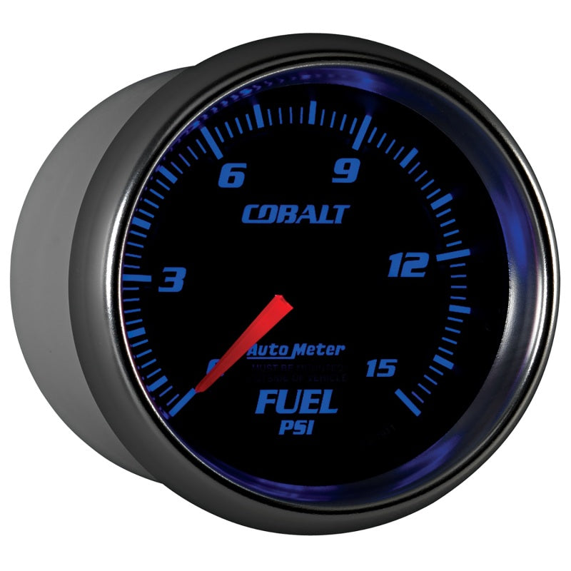 Autometer Cobalt 2-5/8in Mechanical Fuel Pressure Gauge 0-15 PSI