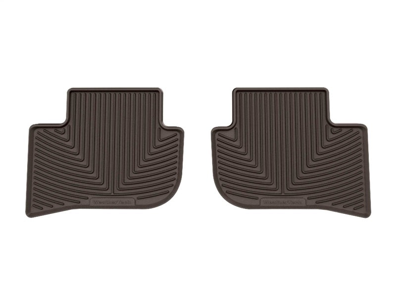 WeatherTech 22-24 Toyota Corolla Cross AWD/FWD Rear All-Weather Floor Mats - Cocoa