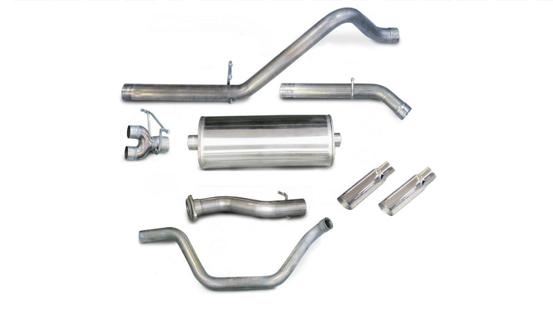 Corsa 2007-2008 Chevrolet Silverado Crew Cab/Short Bed 1500 5.3L V8 Polished Sport Cat-Back Exhaust