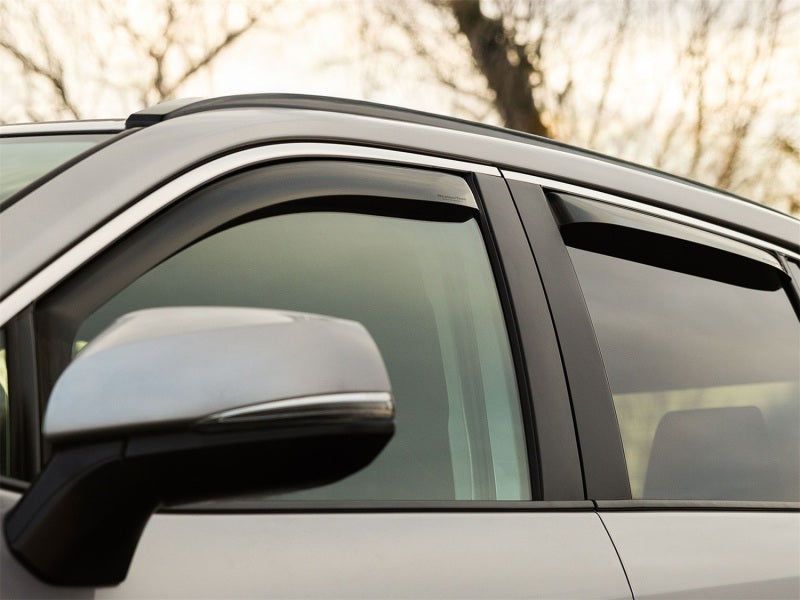 WeatherTech 08-20 Dodge Grand Caravan Front Side Window Deflectors - Dark Tint