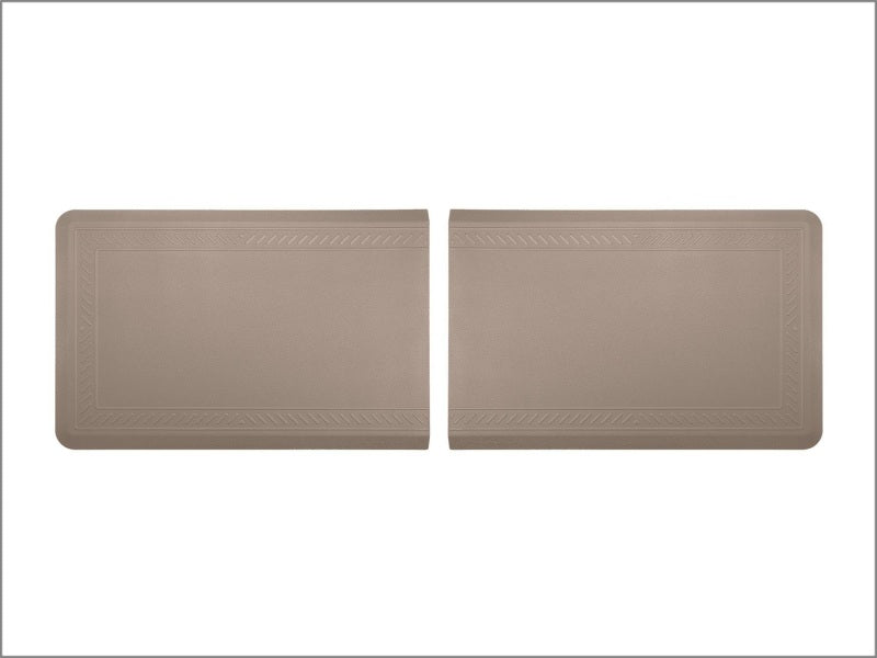 WeatherTech Comfort Mat Connect End Mats 24 x 36in. (2 Qty) Bordered - Tan