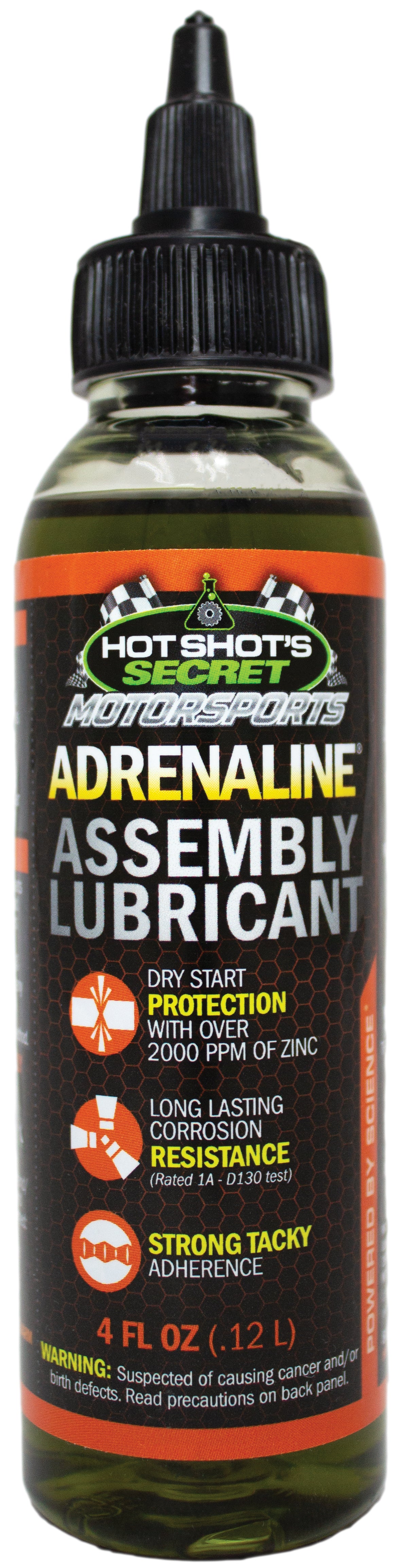 Hot Shot's Secret ADRENALINE ASSEMBLY LUBRICANT - 4 oz twist cap