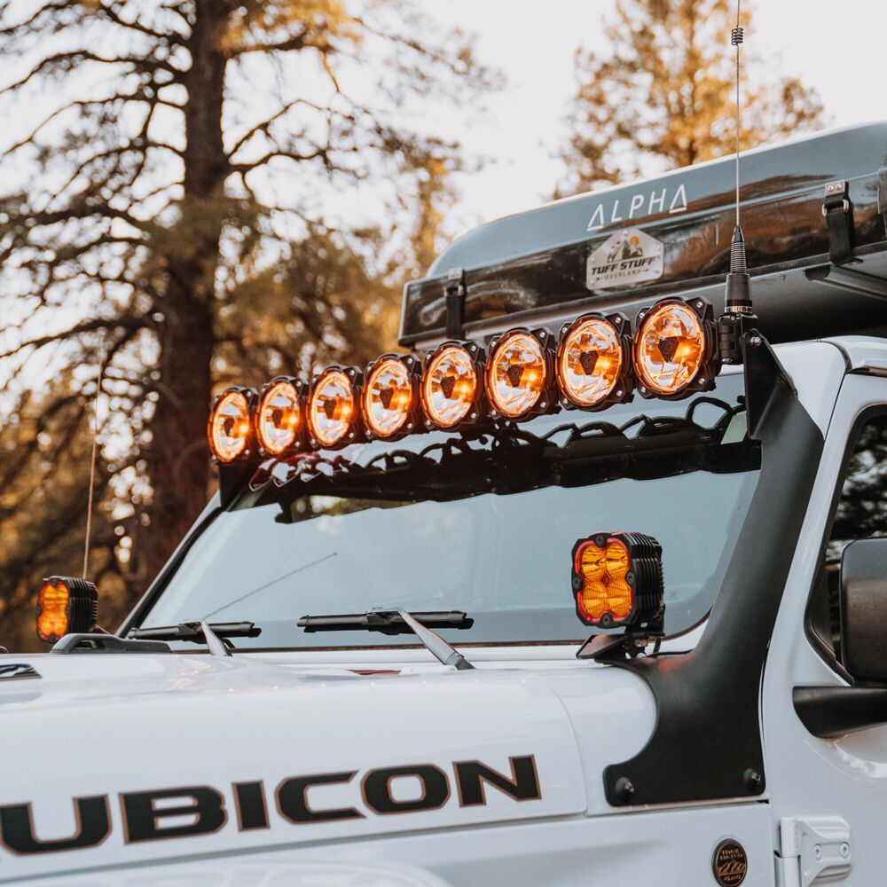 KC HiLITES 20+ Jeep Wrangler JL/Gladiator JT Mojave Gravity Titan Overhead Light Bar