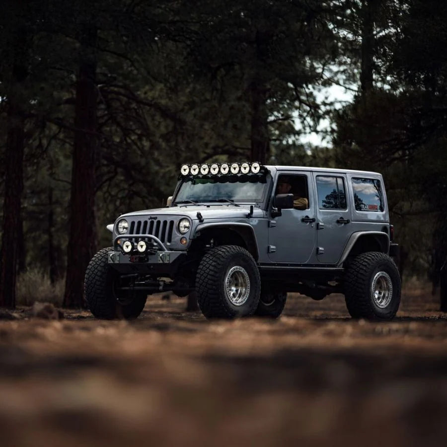 KC Gravity Titan 50" LED Light Bar System — 2007-2018 Jeep Wrangler JK Overhead