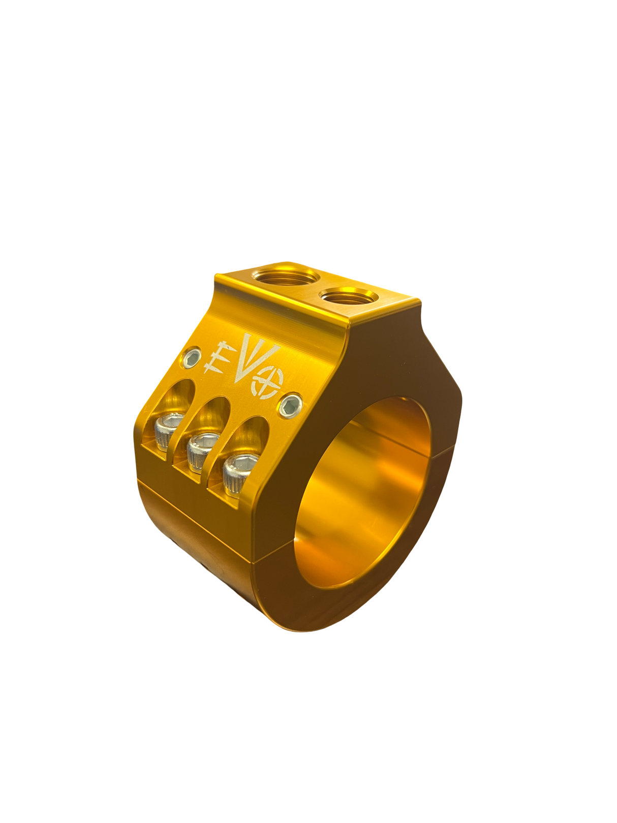 EVO MFG 2" Tie Rod Clamp, Stabilizer or Ram Gold Anodize
