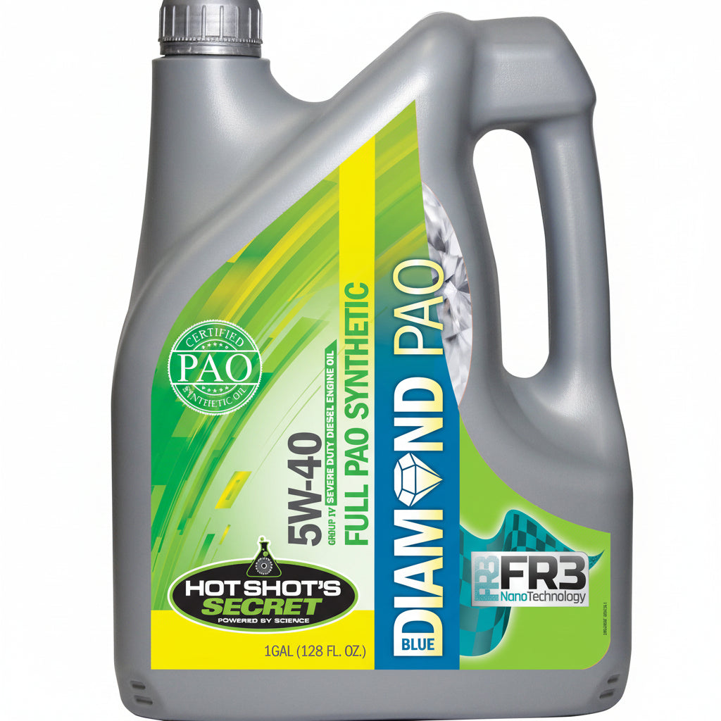 Hot Shot's Secret BLUE DIAMOND 5W40 PAO Synthetic Engine Oil - 1 GALLON