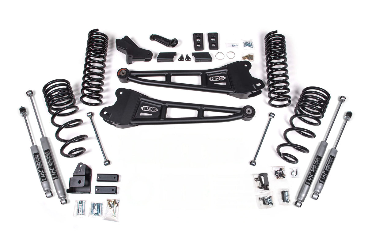 BDS 4 Inch Lift Kit with/ Radius Arm for 2025 Ram 2500 4WD | Diesel_FASS Motorsports_3