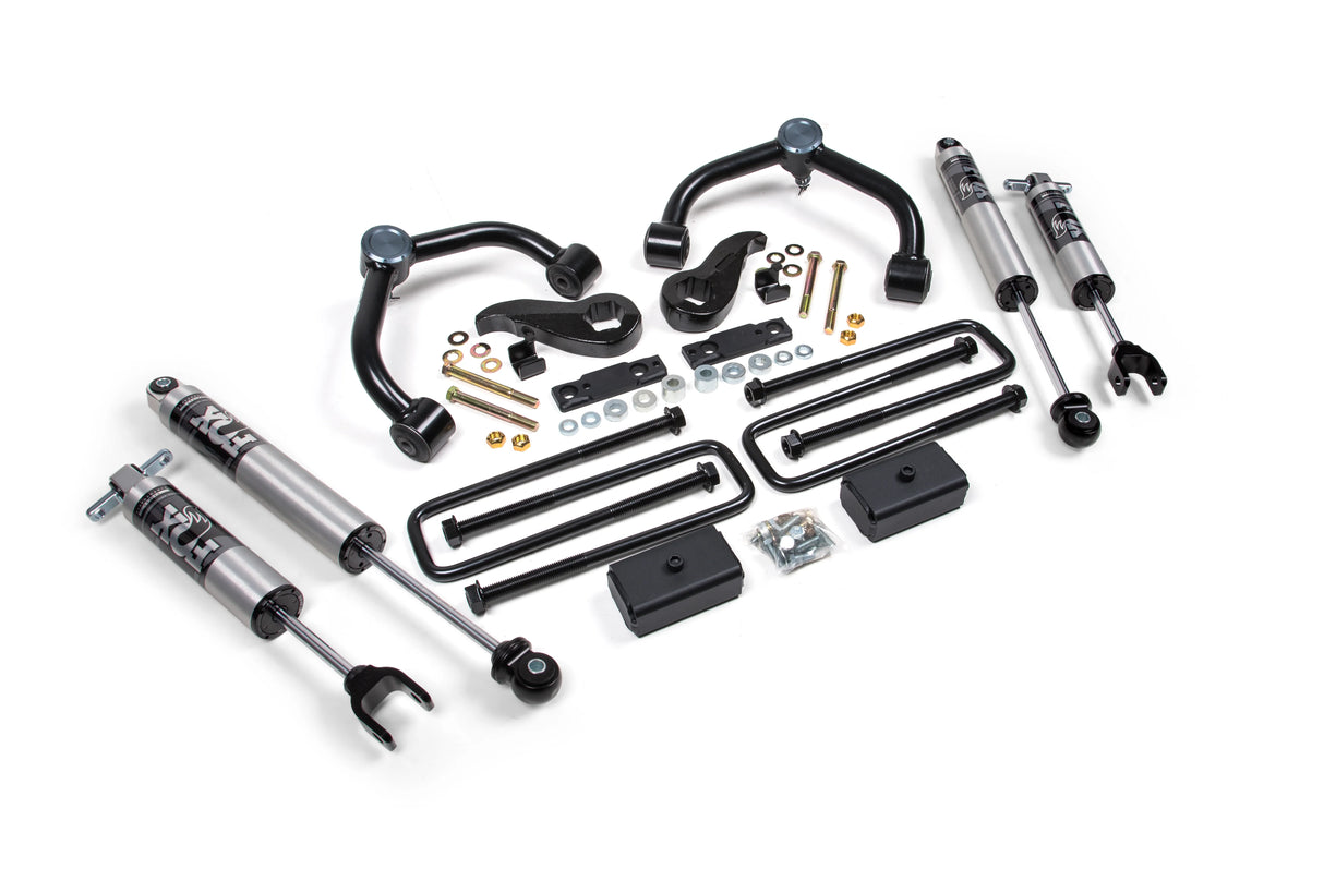 BDS - 3 Inch Lift Kit | FOX 2.5 Performance Series w/ HTO | Chevy Silverado or GMC Sierra 2500HD/3500HD (20-25)