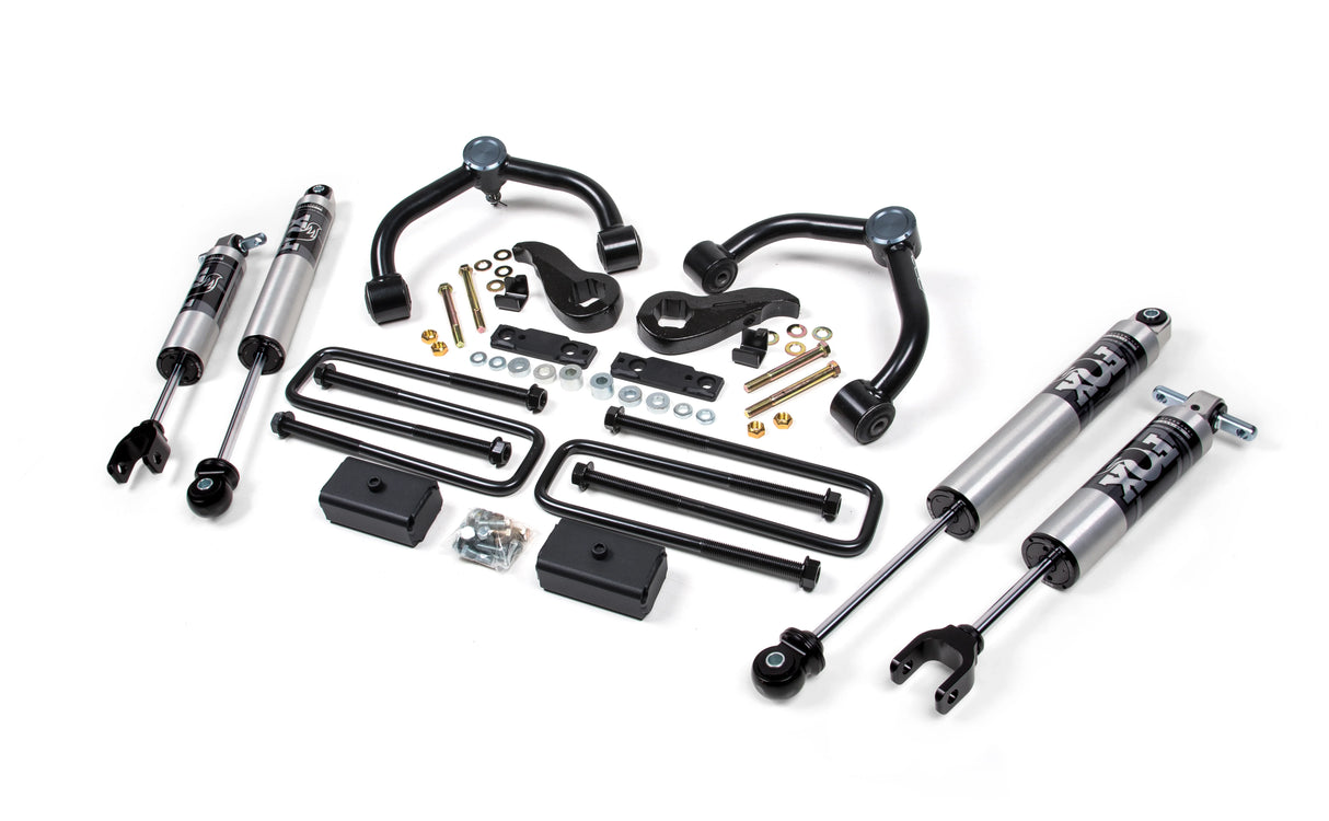 BDS - 3 Inch Lift Kit | FOX 2.5 Performance Series w/ HTO | Chevy Silverado or GMC Sierra 2500HD/3500HD (20-25)